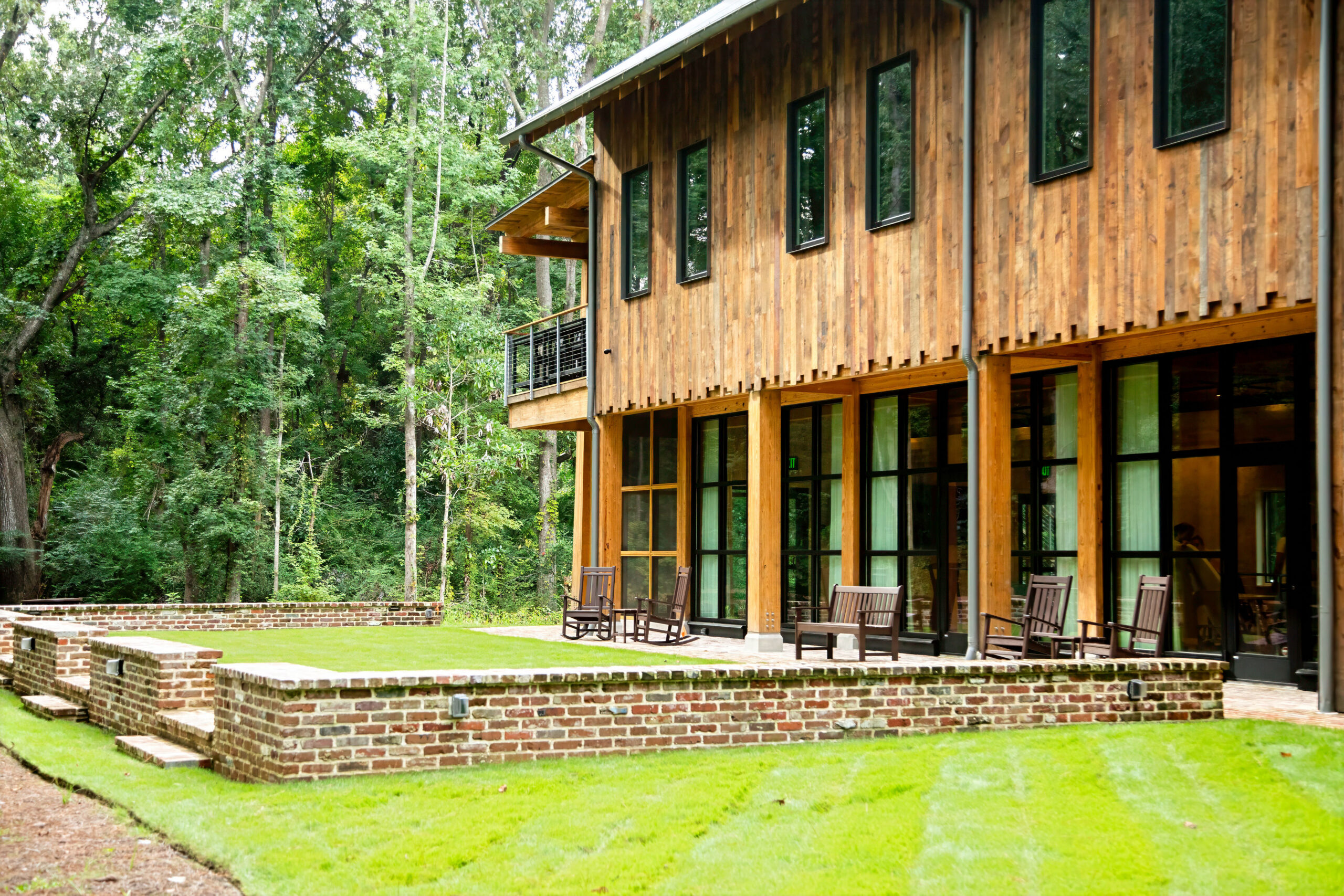 Grass terrace